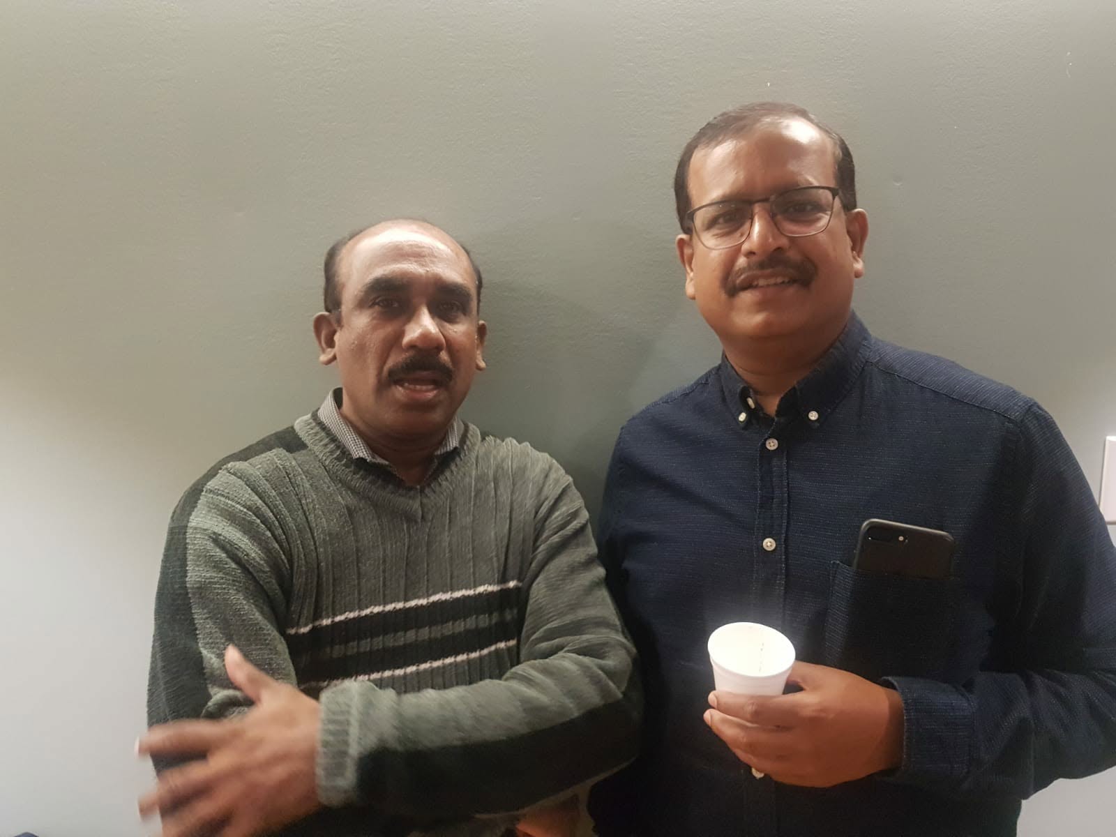 Warm gathering and shared memories