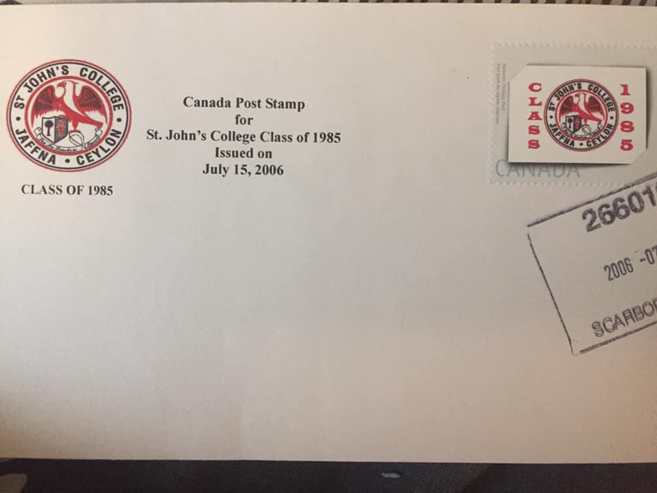 SJC85 Canada stamp and T-shirt memory