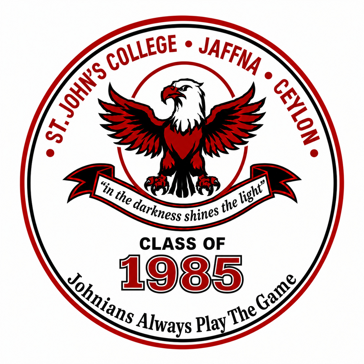 St. John's College Jaffna Class of 1985 logo