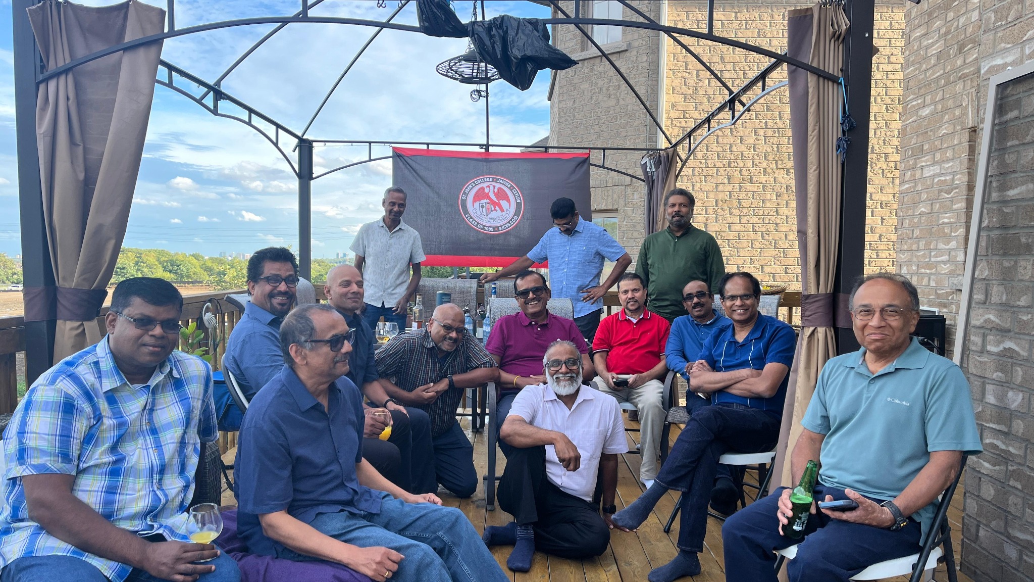 SJC85 friends outdoor gathering