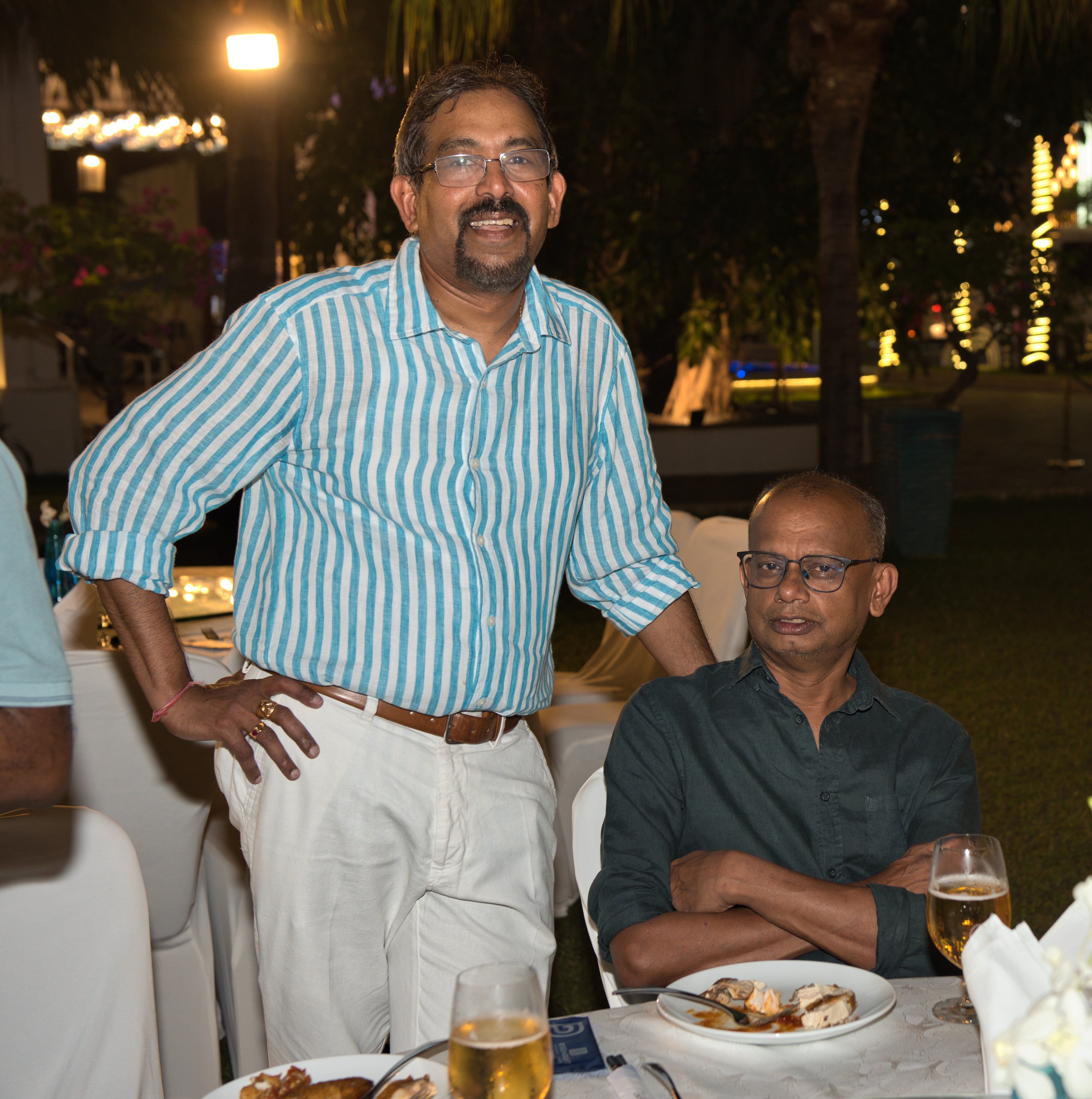 Friends sharing conversation and reunion memories